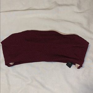 Pacsun strapless bikini top